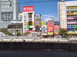 中野駅前風景